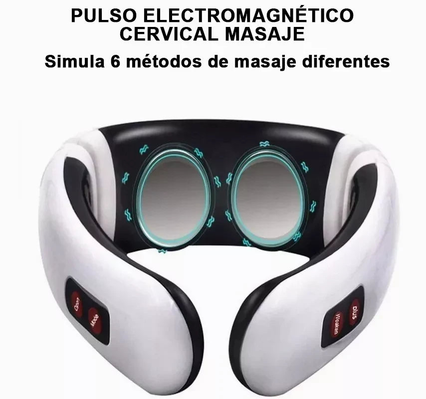 Masajeador de Cuello EMS Inteligente Alivio Instantáneo