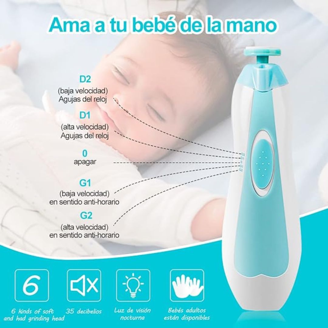 TinyTrim™: Limador de Uñas para Bebés Seguro y Eficaz