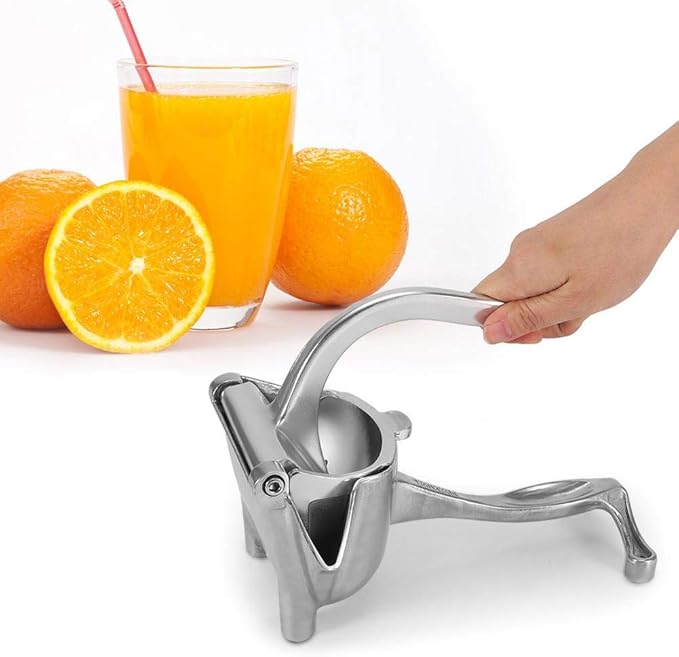 JuiceMaster Pro: Exprimidor Manual de Frutas Metalico